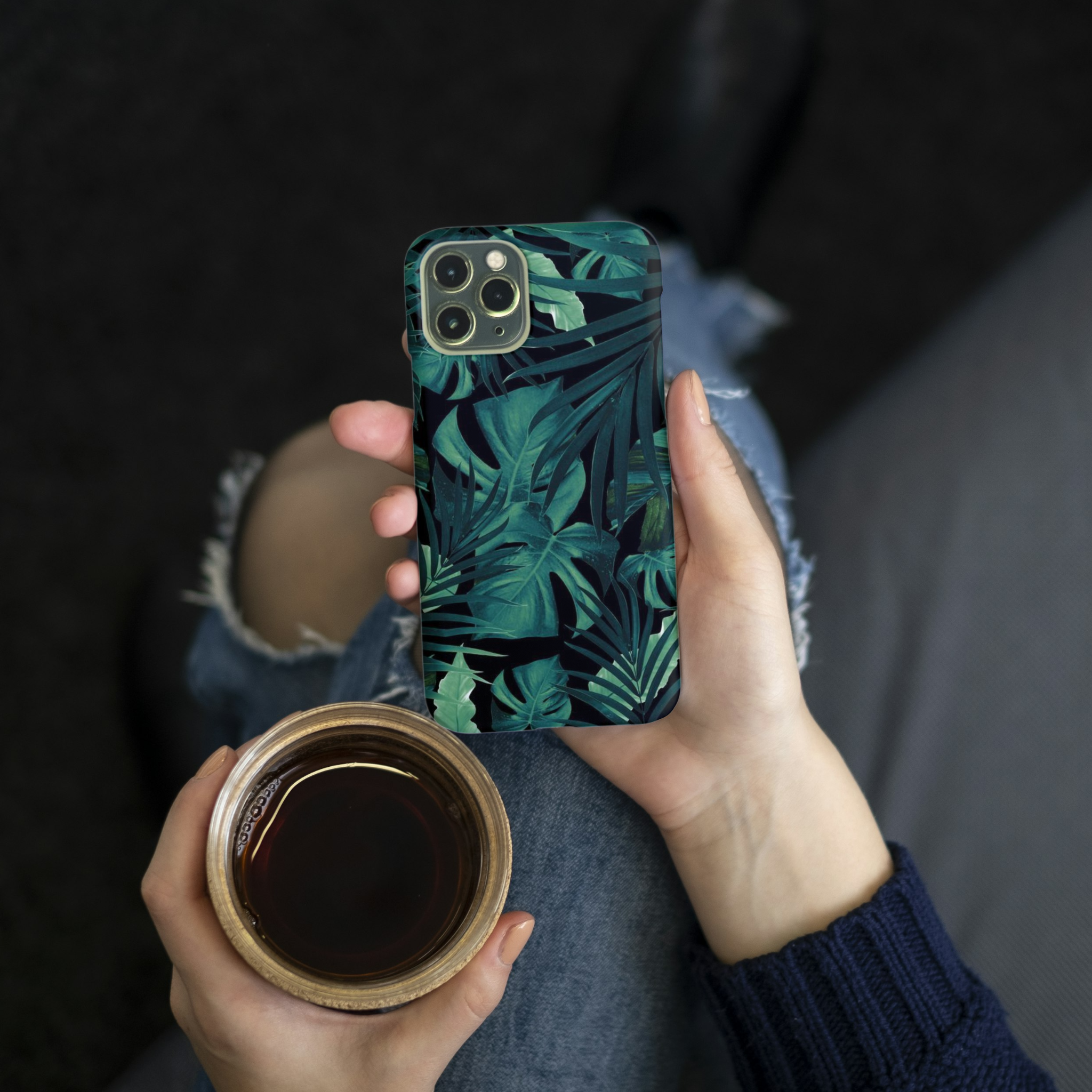 Leafy Whisper iPhone Case